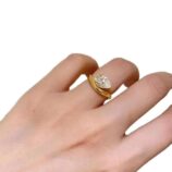 Golden_Water_Drop_Zircon_Ring_Womens (2)