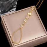 Light Luxury High-End Design Tassel Sparkling Diamond Bracelet (4)