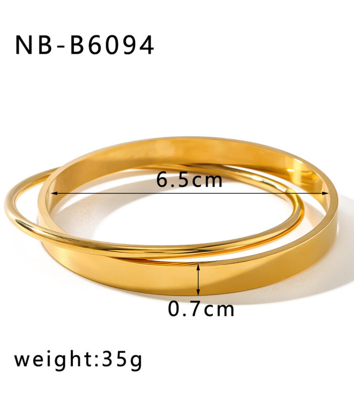 Luxury Gold Cuff Bracelet (2)