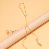 Small Fresh Sweet Flower Finger Bracelet (3)