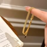 Woven Mesh Chain Bracelet (1)