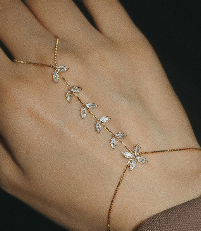 Leaf Finger Bracelet For Women (1)