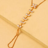 Leaf Finger Bracelet For Women (3)