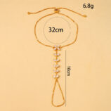 Leaf Finger Bracelet For Women (5)