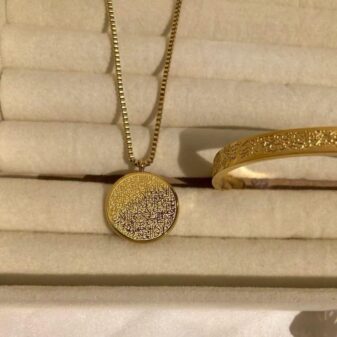 Stainless Steel Round Pendant
