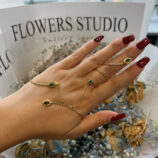 olive green finger bracelet for women (3)