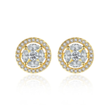 Exquisite Round Zircon Earrings (1)