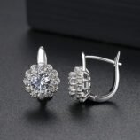 Flash Diamond Flower Earrings For Women (5)