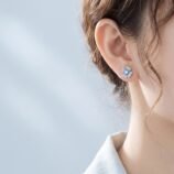 Four-leaf Clove Stud Earring For Women