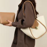 High-end Color Block Large Capacity Tote Bag For Women (2)