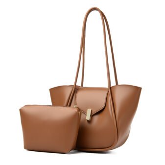 High-end Color Block Large Capacity Tote Bag For Women