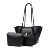High-end Color Block Large Capacity Tote Bag For Women (6)