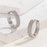 Inlaid Zircon Earrings For Women (2)