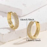 Inlaid Zircon Earrings For Women (3)