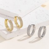 Inlaid Zircon Earrings For Women (4)