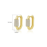Micro-Pave Hexagon Hoop Earrings (1)