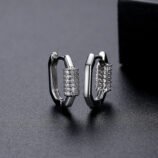 Micro-Pave Hexagon Hoop Earrings (3)