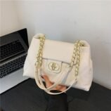 Simple Commuter Style With Chain Handle Bag For Woman (7)