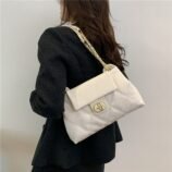 Simple Commuter Style With Chain Handle Bag For Woman (9)