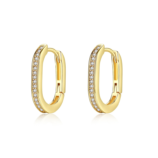 Single-row Zircon Earrings For Women (1)
