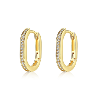 Single-row Zircon Earrings For Women