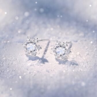 Sunflower Diamond Earring