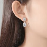 Zircon Crystal Drop Earrings Foe Women (1)