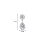 Zircon Crystal Drop Earrings Foe Women (1)