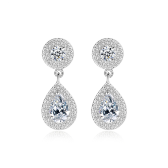 Zircon Crystal Drop Earrings Foe Women