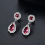 Zircon Crystal Drop Earrings Foe Women (3)