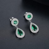 Zircon Crystal Drop Earrings Foe Women (4)